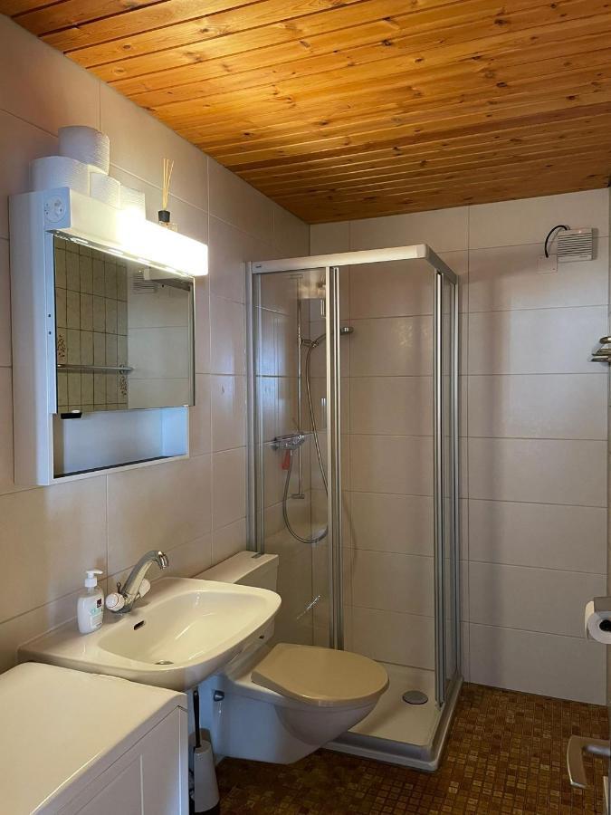 Gemuetliche Wohnung Mit Traumaussicht! Albinen Exterior photo