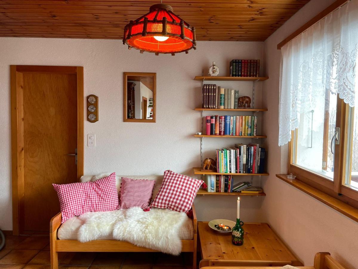 Gemuetliche Wohnung Mit Traumaussicht! Albinen Exterior photo